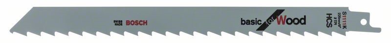 BOSCH SABRE SAW BLADE S111K WOOD TO 175MM PKT 2